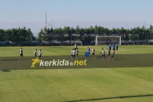 (ΒΙΝΤΕΟΣ/ΦΩΤΟΣ Kerkida) Η προπόνηση του ΠΑΟΚ πριν την Ομόνοια