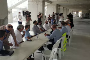 Η σύσκεψη στην Limassol Arena (βίντεο/φώτος)