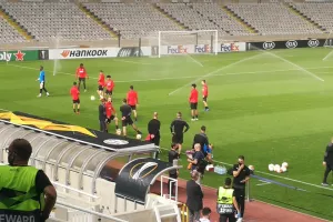 Η προπόνηση της PSV στο ΓΣΠ (φώτος kerkida.net)
