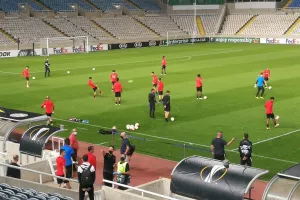 Η προπόνηση της PSV στο ΓΣΠ (φώτος kerkida.net)