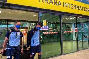 Προπόνηση στο Elbasan το απόγευμα 