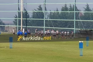 (ΒΙΝΤΕΟΣ/ΦΩΤΟΣ Kerkida) Η προπόνηση του ΠΑΟΚ πριν την Ομόνοια
