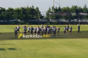 (ΒΙΝΤΕΟΣ/ΦΩΤΟΣ Kerkida) Η προπόνηση του ΠΑΟΚ πριν την Ομόνοια
