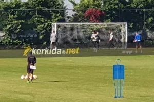 (ΒΙΝΤΕΟΣ/ΦΩΤΟΣ Kerkida) Η προπόνηση του ΠΑΟΚ πριν την Ομόνοια