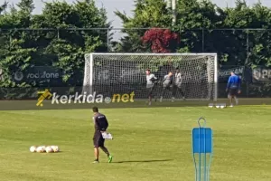 (ΒΙΝΤΕΟΣ/ΦΩΤΟΣ Kerkida) Η προπόνηση του ΠΑΟΚ πριν την Ομόνοια