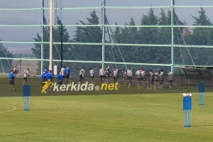 (ΒΙΝΤΕΟΣ/ΦΩΤΟΣ Kerkida) Η προπόνηση του ΠΑΟΚ πριν την Ομόνοια
