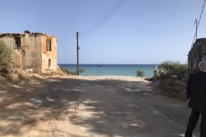 ΦΩΤΟΣ από το σημείο που θα ανοίξει η παραλία Αμμοχώστου