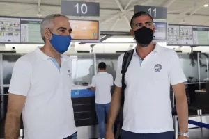 (ΦΩΤΟΣ) Αναχώρησε για Λουξεμβούργο η Εθνική μας