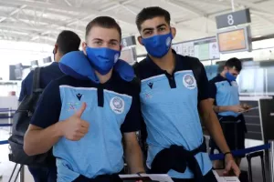(ΦΩΤΟΣ) Αναχώρησε για Λουξεμβούργο η Εθνική μας