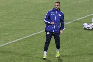 Προπόνηση στην... βροχερή "Elbasan Arena" (Φώτος)