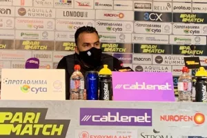 ΣΩΦΡΟΝΗΣ: "Κάναμε ένα τέλειο παιχνίδι/Έχουν στεναχωρηθεί οι ποδοσφαιριστές"