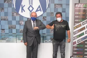Ο Πρόεδρος ΚΟΑ συναντήθηκε με το σωματείο Ολυμπιάς Λυμπιών