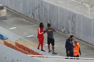 Ντονγκαλά στην κερκίδα... σε ιδιαίτερο ματς!
