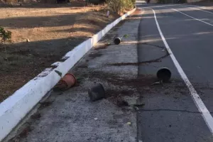 Βανδάλισαν την πινακίδα της Ανόρθωσης στο Παλαιχώρι/ΦΩΤΟΣ