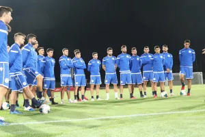 Η προπόνηση της Εθνικής Ελπίδων (Φώτος)