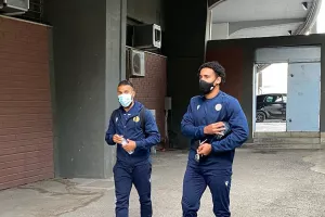 ΦΩΤΟΣ/Η άφιξη της ΑΕΛ