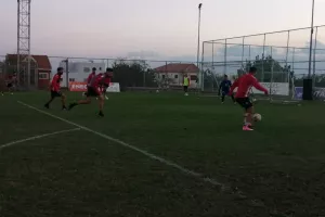 (ΦΩΤΟΣ) Η προπόνηση πριν από τον Ολυμπιακό