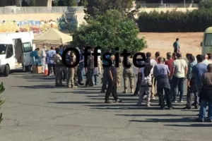 Ουρές για τεστ στη Λεμεσό/ΦΩΤΟΣ 