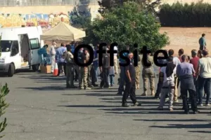 Ουρές για τεστ στη Λεμεσό/ΦΩΤΟΣ 