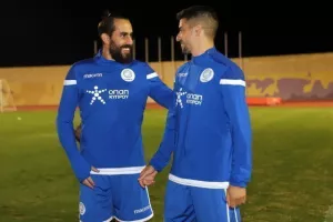 Εθνική/ Πρώτη προπόνηση (Φώτος)
