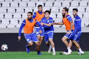 (ΦΩΤΟΣ) Η προπόνηση της Εθνικής μας