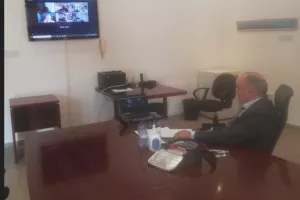 Ο Πρόεδρος ΚΟΑ σε τηλεδιάσκεψη για το Φυτίδειο Αθλητικό Κέντρο – ΓΣΟ
