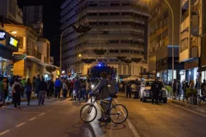 Ισχυρές αστυνομικές δυνάμεις απέτρεψαν διαμαρτυρία στη Λεμεσό