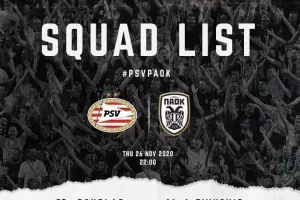 PSV-ΠΑΟΚ: Με Αουγκούστο στην Ολλανδία ο «Δικέφαλος»