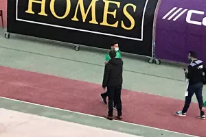 (ΦΩΤΟΣ) Η άφιξη της Ομόνοιας στο “Στέλιος Κυριακίδης” 