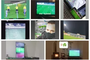 "Κολλημένοι" στην TV οι Ομονοιάτες 