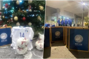 Η Εθνική δίπλα στους ήρωες του Παιδογκολογικού (φώτος)