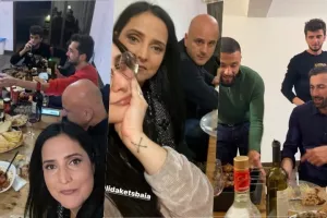 (ΦΩΤΟΣ) Τραπέζι με τους Γεωργιανούς η οικογένεια Κετσπάγια 