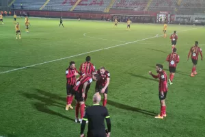 Ο πανηγυρισμός του Ρουσιά στο 2ο γκολ και η... αντίδραση στο BOX/ΦΩΤΟ