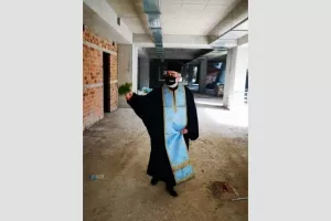 Αγιασμός και στην «Αγιά Σοφιά-OPAP ARENA» (φώτος)