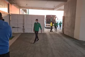 Η άφιξη της ΑΕΚ (βίντεο/φώτος)