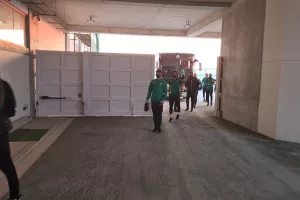 Η άφιξη της ΑΕΚ (βίντεο/φώτος)