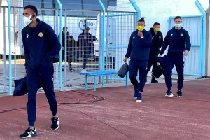 Στο γήπεδο η ΑΕΛ (φώτος)