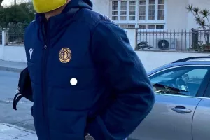 ΦΩΤΟΣ/ Η άφιξη της ΑΕΛ στο ''Αμμόχωστος''