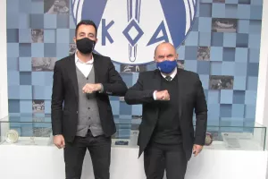 Ο Πρόεδρος ΚΟΑ συναντήθηκε με τον Δήμαρχο Αγλαντζιάς (φώτος)