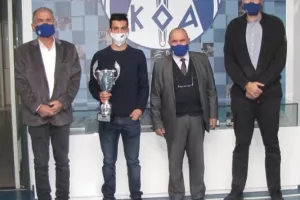Ο Πρόεδρος ΚΟΑ συγχάρηκε τον Βλαδίμηρο Τζιωρτζή