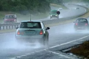Έντονα καιρικά φαινόμενα στον αυτοκινητόδρομο