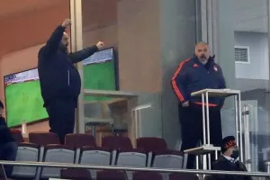 Ο πανηγυρισμός του Μαρινάκη