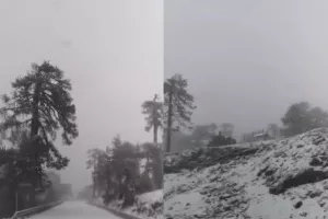 Πυκνή χιονόπτωση στο Τρόοδος