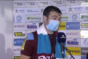 ΠΑΝΟΣ: “Χαρούμενος γιατί σκόραρα μετά από μια δύσκολη περίοδο”