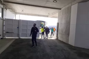 Η άφιξη της ΑΕΚ (βίντεο/φώτος)
