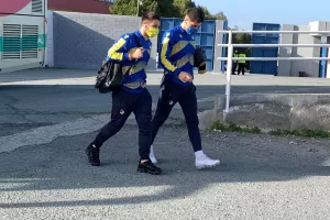 (ΦΩΤΟΣ) Η άφιξη του ΑΠΟΕΛ