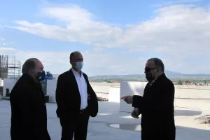 Ο Πρόεδρος του ΚΟΑ ξεναγήθηκε στο ΑΕΚ Αρένα