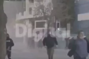 (ΒΙΝΤΕΟ) Πεδίο μάχης η Μακαρίου στη Λευκωσία