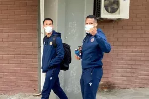 Φώτος/Στο γήπεδο η ΑΕΛ
