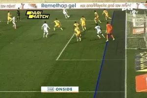 Ομόνοια: Πρώτα offside, μετά γκολ μέσω VAR